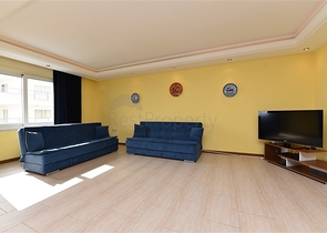 اطلالة بحر - شقة مفروشة من تصميم غرفتين وصالة - ضمن مجمع سكني - مهموتلار / الانيا 