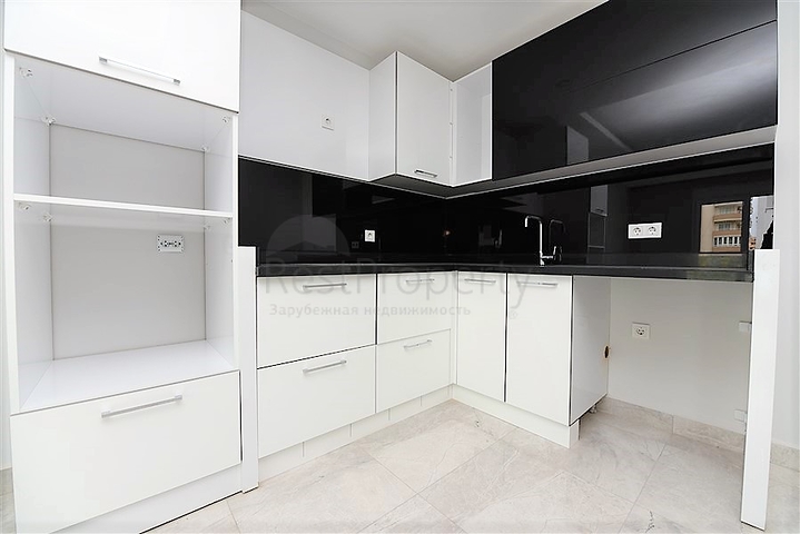 شقة 2 غرفة وصالة - مجمع سكني حديث - مهموتلار / الانيا 