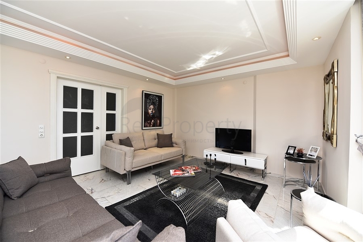 اطلالة بحر - مجمع فاخر اول صف على البحر - شقة مفروشة 2 غرفة وصالة - توسمور / الانيا 