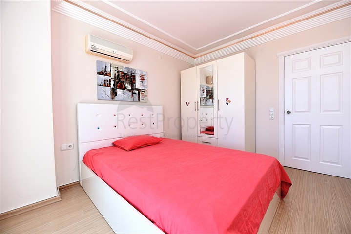 اطلالة بحر - مجمع فاخر اول صف على البحر - شقة مفروشة 2 غرفة وصالة - توسمور / الانيا 