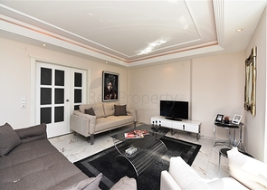 اطلالة بحر - مجمع فاخر اول صف على البحر - شقة مفروشة 2 غرفة وصالة - توسمور / الانيا 