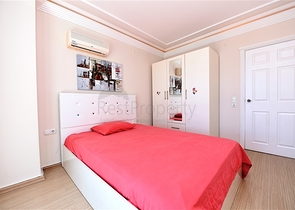 اطلالة بحر - مجمع فاخر اول صف على البحر - شقة مفروشة 2 غرفة وصالة - توسمور / الانيا 