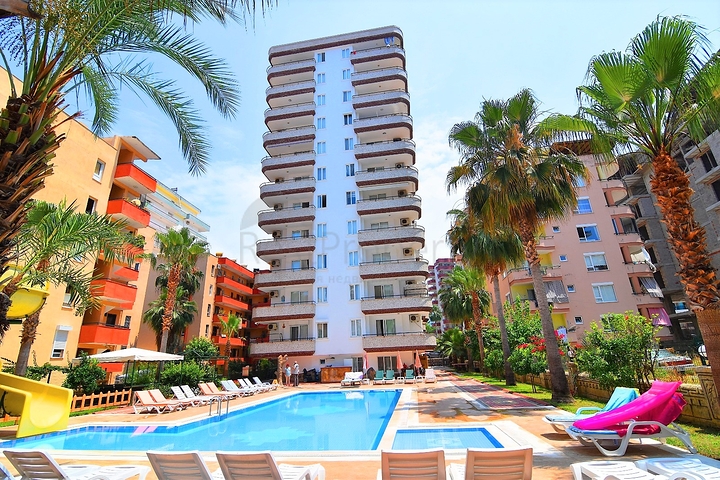 شقة عائلية - تصميم 3 غرف وصالة - مفروشة - ضمن مجمع - مهموتلا / الانيا