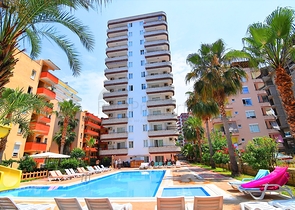 شقة عائلية - تصميم 3 غرف وصالة - مفروشة - ضمن مجمع - مهموتلا / الانيا