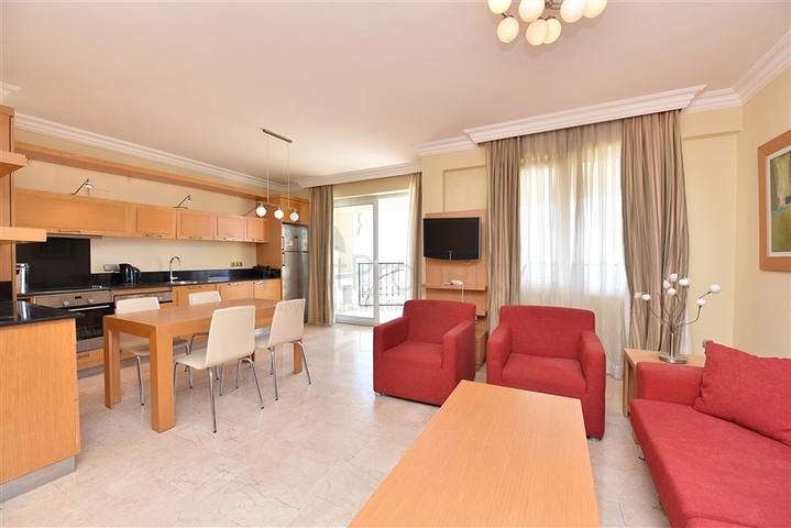 مجمع بخدمات 5 نجوم - دوبلكس فاخرة 3 غرف وصالة - اطلالة بحر -كارجي جاك / الانيا 