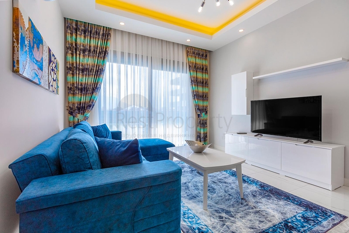 مجمع سكني فاخر - منطقة مركزية - شقة غرفة وصالة مفروشة -اوبا / الانيا