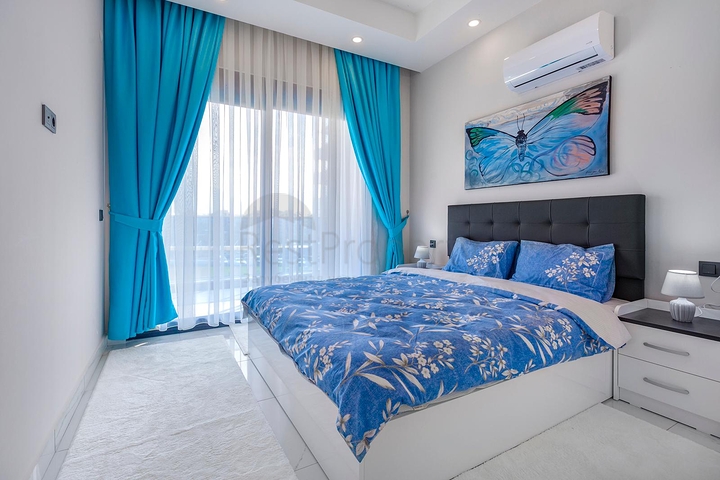 مجمع سكني فاخر - منطقة مركزية - شقة غرفة وصالة مفروشة -اوبا / الانيا