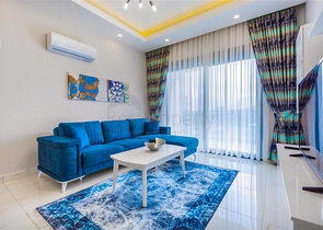 مجمع سكني فاخر - منطقة مركزية - شقة غرفة وصالة مفروشة -اوبا / الانيا