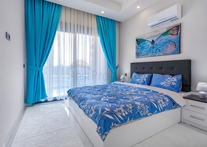 مجمع سكني فاخر - منطقة مركزية - شقة غرفة وصالة مفروشة -اوبا / الانيا