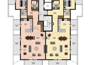 مركز الانيا - شقق ودوبلكس ضمن مجمع سكني حديث 