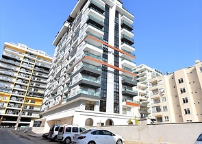 شقة غرفة وصالة - مجمع سكني حديث يضم كافة الخدمات - مهموتلار / الانيا 