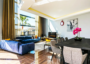 فيلا منفصلة 4 + 1 في منطقة ديشمالتي أنطاليا