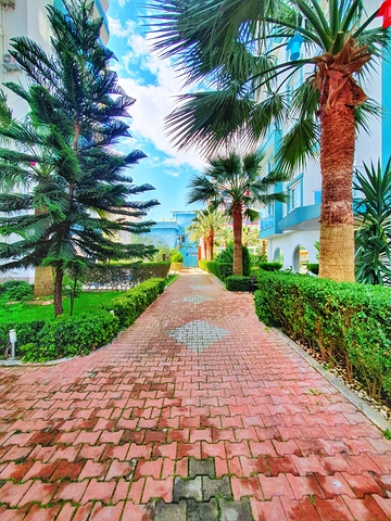 تصميم انيق - شقة مفروشة من تصميم غرفة وصالة - مجمع سكني حديث - مهموتلار / الانيا 