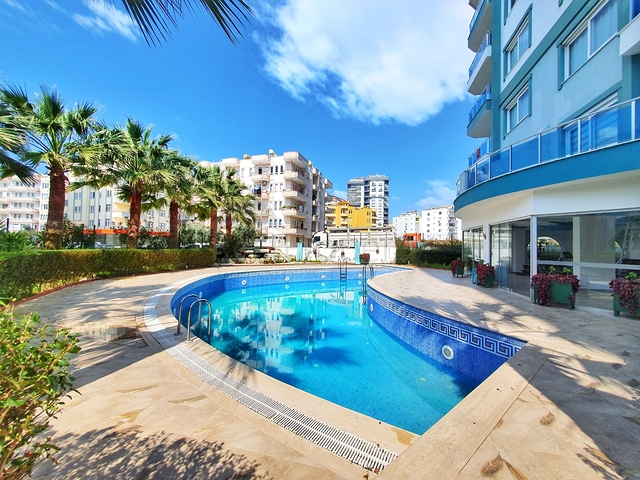 تصميم انيق - شقة مفروشة من تصميم غرفة وصالة - مجمع سكني حديث - مهموتلار / الانيا 