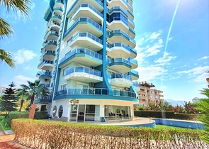 تصميم انيق - شقة مفروشة من تصميم غرفة وصالة - مجمع سكني حديث - مهموتلار / الانيا 