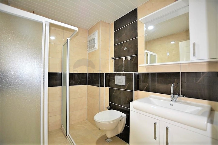 اطلالة بحر رائعة - طابق مرتفع - شقة مفروشة غرفة وصالة في مهموتلار / الانيا 