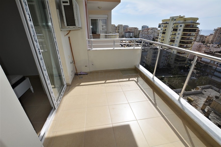 اطلالة بحر رائعة - طابق مرتفع - شقة مفروشة غرفة وصالة في مهموتلار / الانيا 