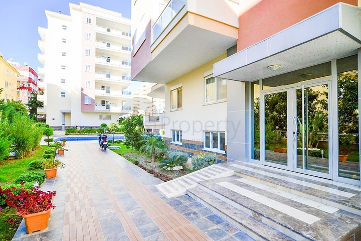 اطلالة بحر رائعة - طابق مرتفع - شقة مفروشة غرفة وصالة في مهموتلار / الانيا 