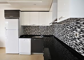 اطلالة بحر رائعة - طابق مرتفع - شقة مفروشة غرفة وصالة في مهموتلار / الانيا 