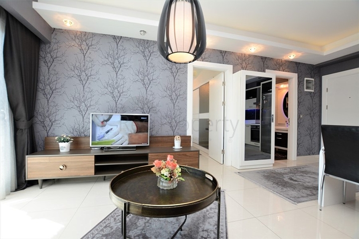 مجمع للعطلات - خدمات 5 نجوم - شقة غرفة وصالة مفروشة - مهموتلار / الانيا