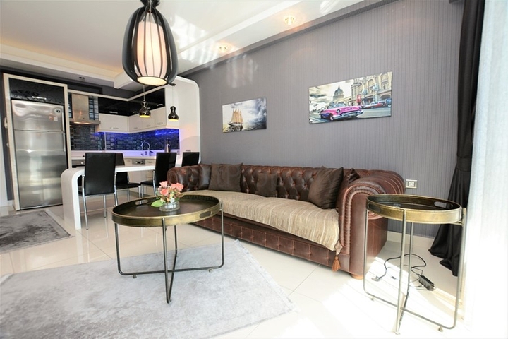 مجمع للعطلات - خدمات 5 نجوم - شقة غرفة وصالة مفروشة - مهموتلار / الانيا