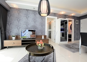 مجمع للعطلات - خدمات 5 نجوم - شقة غرفة وصالة مفروشة - مهموتلار / الانيا