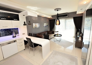 مجمع للعطلات - خدمات 5 نجوم - شقة غرفة وصالة مفروشة - مهموتلار / الانيا