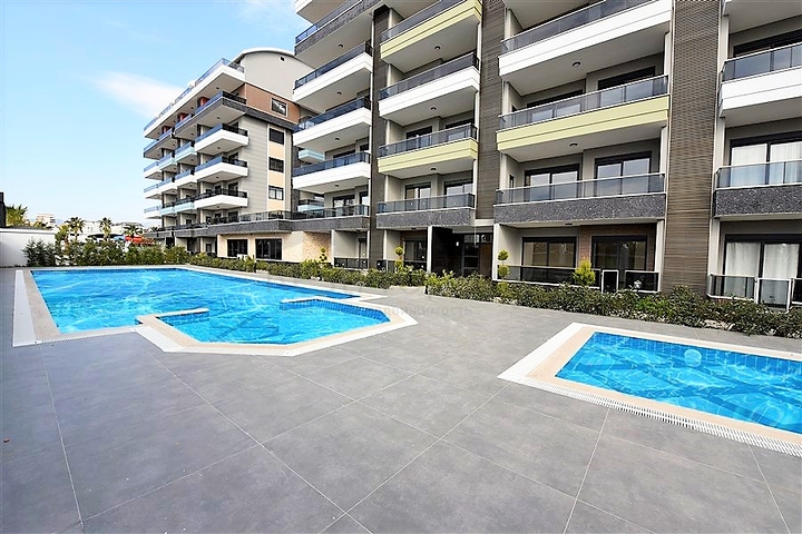 مجمع سكني حديث فاخر - قريب من البحر - شقة 1+1 مفروشة - في كارجي جاك / الانيا 