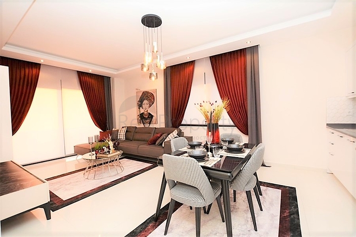 مجمع سكني حديث فاخر - قريب من البحر - شقة 1+1 مفروشة - في كارجي جاك / الانيا 