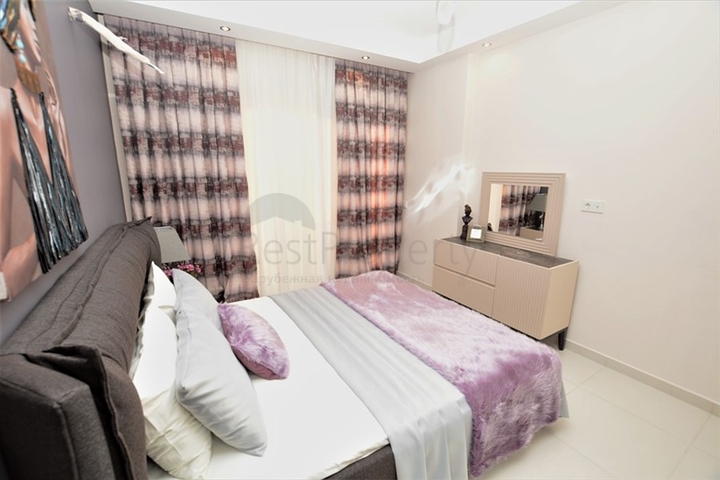 مجمع سكني حديث فاخر - قريب من البحر - شقة 1+1 مفروشة - في كارجي جاك / الانيا 