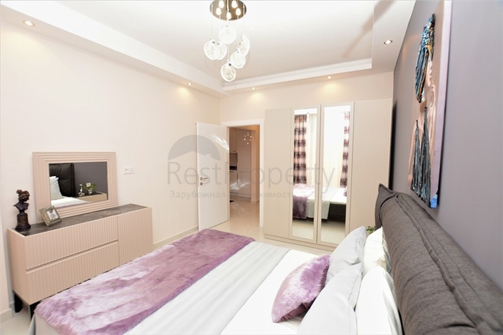 مجمع سكني حديث فاخر - قريب من البحر - شقة 1+1 مفروشة - في كارجي جاك / الانيا 