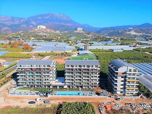 مجمع سكني حديث فاخر - قريب من البحر - شقة 1+1 مفروشة - في كارجي جاك / الانيا 