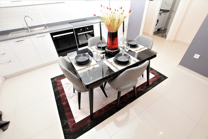 مجمع سكني حديث فاخر - قريب من البحر - شقة 1+1 مفروشة - في كارجي جاك / الانيا 