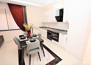 مجمع سكني حديث فاخر - قريب من البحر - شقة 1+1 مفروشة - في كارجي جاك / الانيا 