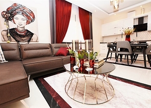 مجمع سكني حديث فاخر - قريب من البحر - شقة 1+1 مفروشة - في كارجي جاك / الانيا 