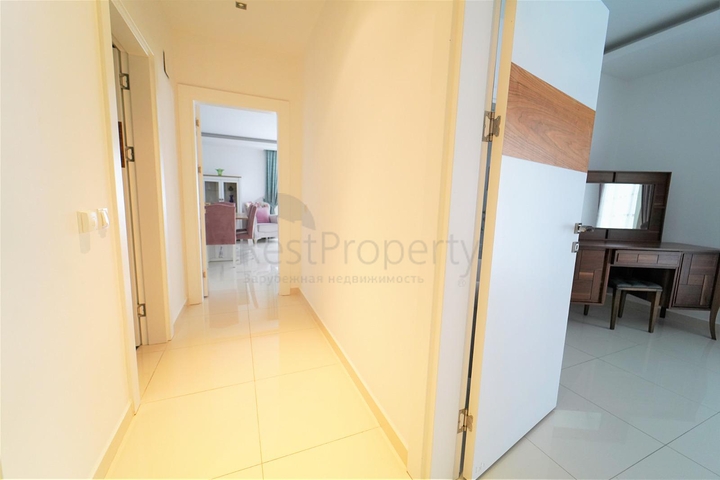 ضمن مجمع فاخر وانيق - دوبلكس مفروشة - تصميم 3 غرف وصالة - في مركز الانيا 