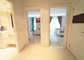 ضمن مجمع فاخر وانيق - دوبلكس مفروشة - تصميم 3 غرف وصالة - في مركز الانيا 