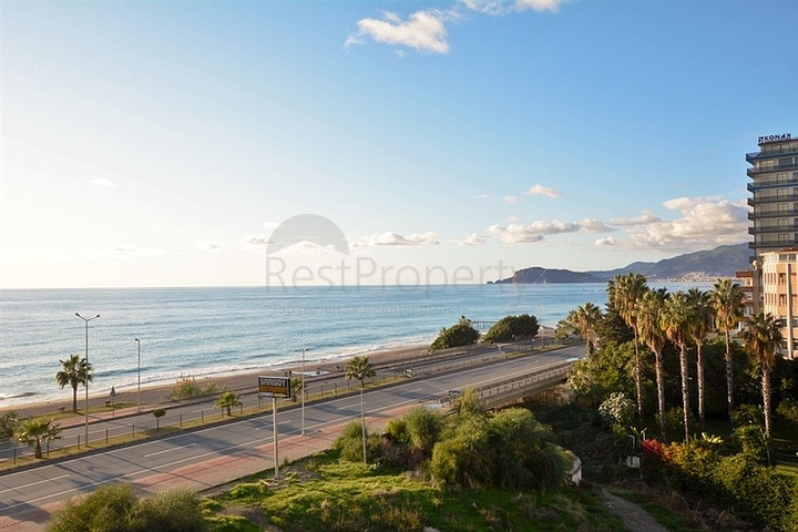 اطلالة بحر مباشرة - شقة واسعة 140 متر - تصميم 2+1 - مهموتلار / الانيا