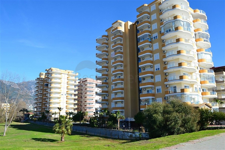 اطلالة بحر مباشرة - شقة واسعة 140 متر - تصميم 2+1 - مهموتلار / الانيا