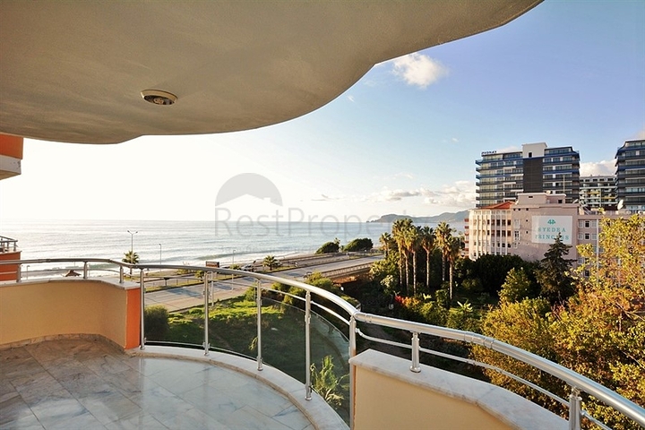 اطلالة بحر مباشرة - شقة واسعة 140 متر - تصميم 2+1 - مهموتلار / الانيا