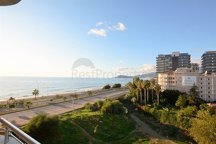 اطلالة بحر مباشرة - شقة واسعة 140 متر - تصميم 2+1 - مهموتلار / الانيا