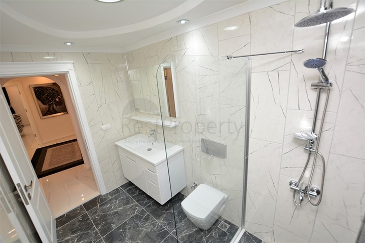 اطلالة بحر مباشرة - شقة واسعة 140 متر - تصميم 2+1 - مهموتلار / الانيا