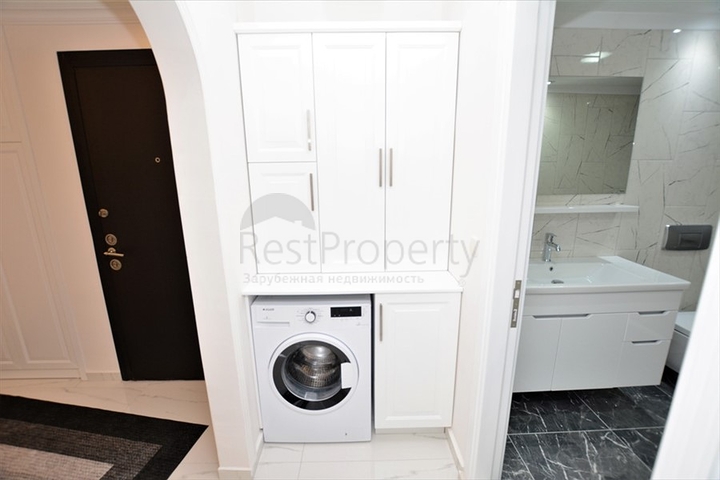 اطلالة بحر مباشرة - شقة واسعة 140 متر - تصميم 2+1 - مهموتلار / الانيا