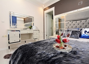 اطلالة بحر مباشرة - شقة واسعة 140 متر - تصميم 2+1 - مهموتلار / الانيا