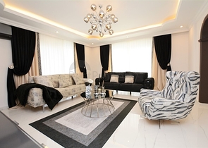 اطلالة بحر مباشرة - شقة واسعة 140 متر - تصميم 2+1 - مهموتلار / الانيا