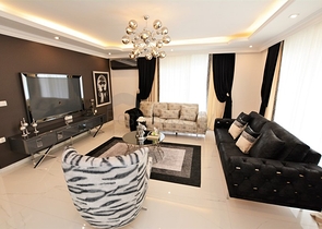 اطلالة بحر مباشرة - شقة واسعة 140 متر - تصميم 2+1 - مهموتلار / الانيا