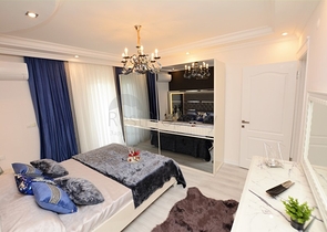 اطلالة بحر مباشرة - شقة واسعة 140 متر - تصميم 2+1 - مهموتلار / الانيا