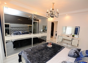 اطلالة بحر مباشرة - شقة واسعة 140 متر - تصميم 2+1 - مهموتلار / الانيا