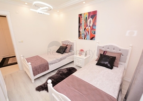 اطلالة بحر مباشرة - شقة واسعة 140 متر - تصميم 2+1 - مهموتلار / الانيا