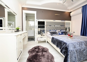 اطلالة بحر مباشرة - شقة واسعة 140 متر - تصميم 2+1 - مهموتلار / الانيا